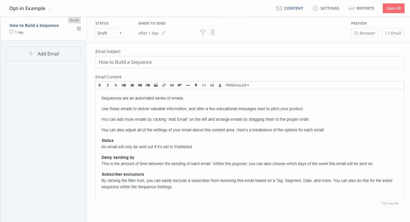 The Email Template Convertkit Provides You With