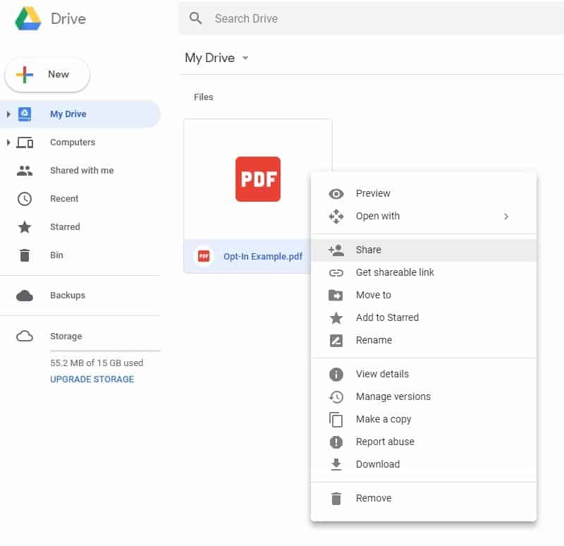 How To Link To A File In Google Drive 