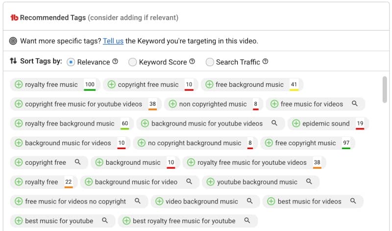 Recommended Tags For Youtube Videos