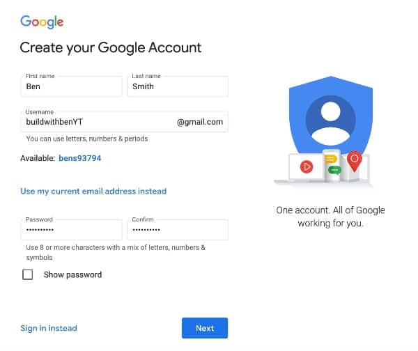 How to add a second email address using gmail