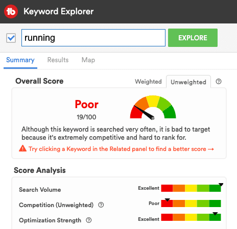 Tubebuddy Keyword Research - Running