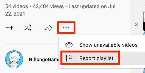 How To Report A Playlist On Youtube