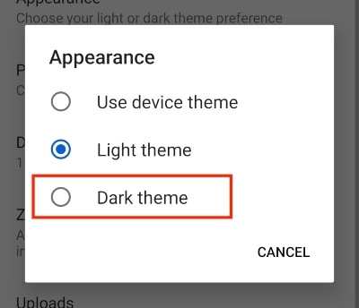 How To Turn On Youtube Dark Mode On Mobile 5