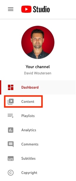 Select Content To View Your Youtube Videos