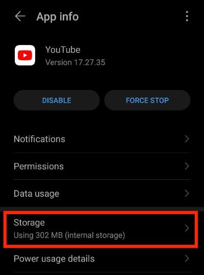 Acess Youtube Storage
