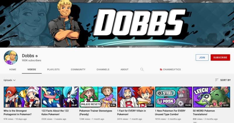 Dobbs Youtube Channel