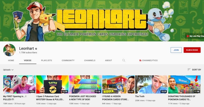 Leonhart's Youtube Channel