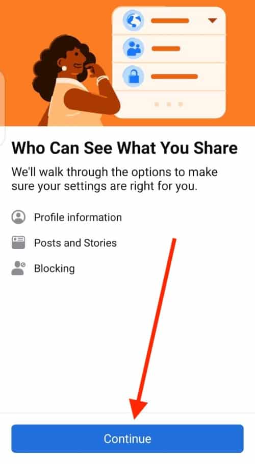 Tap Continue At The Bottom Of The Screen