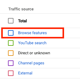 Select Browse Features