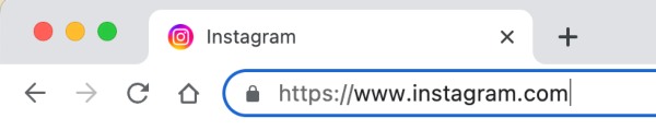 The Instagram Url On A Chrome Browser On Macos
