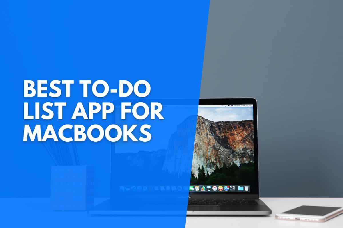 Best To-Do List App Macbook