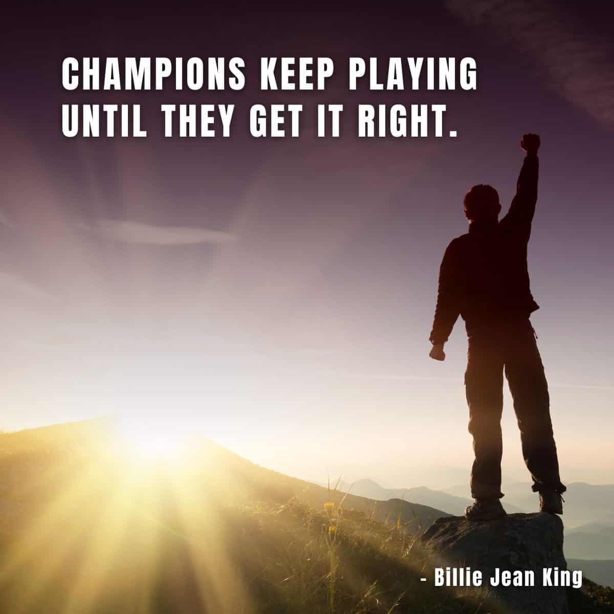 Billie Jean King quote