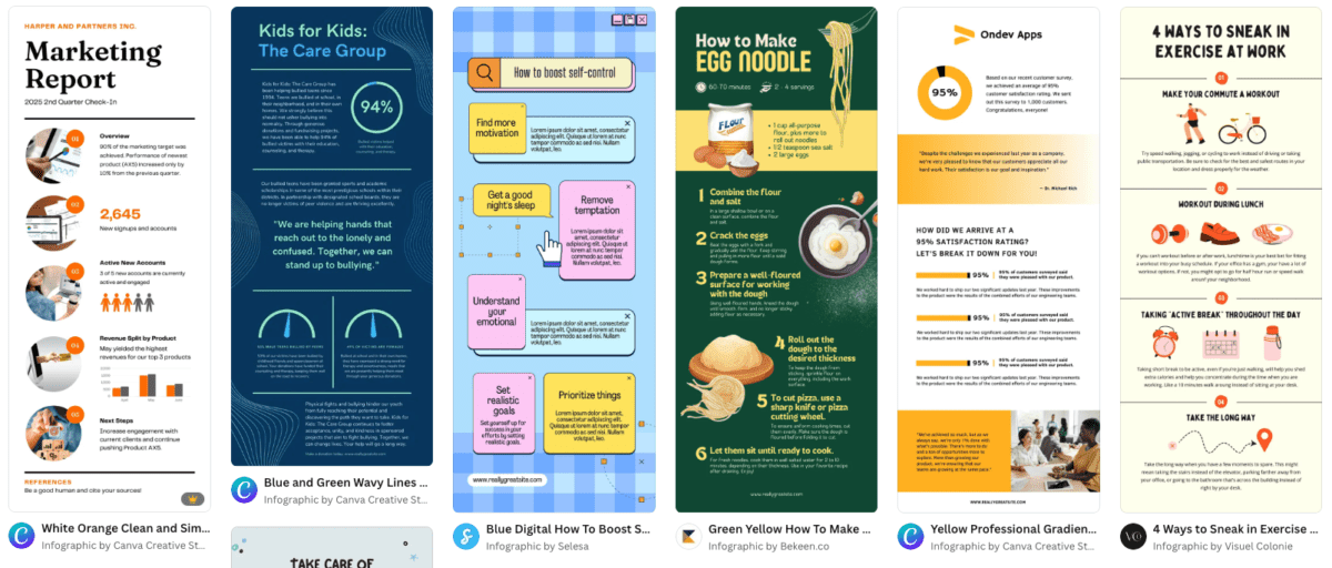 Canva Infographic Templates